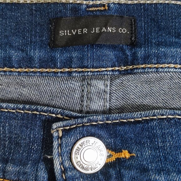 Silver Jeans Craig Easy Fit Bootcut men's size W40/L30 light indigo colour - Picture 6 of 14